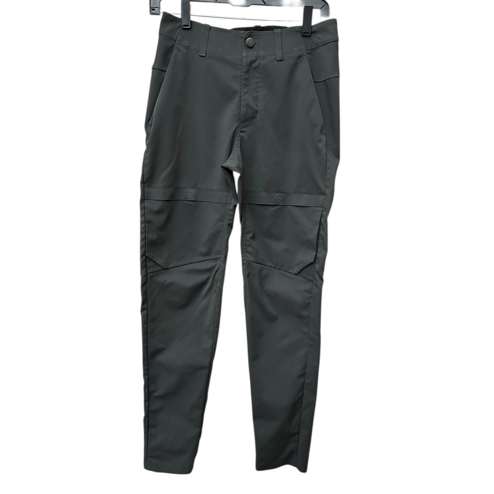 Lululemon Men Mile View Pants Gray 28 Water Repellent Tech Utility Cargo QR12-10